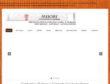 Tablet Screenshot of mijorijapanese.com